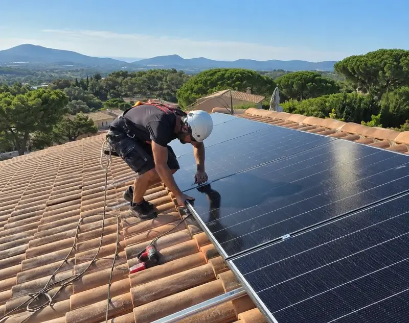 Installateur panneaux solaires Vernègues — pose photovoltaïque sur toiture